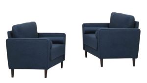 Walmart Navy Blue Accent Chair Set Of 2 Accent Chairs In Navy Blue Walmart