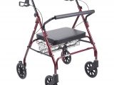 Walmart Rollator Transport Chair Drive Medical Heavy Duty Bariatric Rollator Rolling Walker with