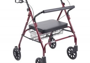 Walmart Rollator Transport Chair Drive Medical Heavy Duty Bariatric Rollator Rolling Walker with