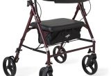Walmart Rollator Transport Chair Medline Extra Wide Heavy Duty Rollator Walker Walmart Com