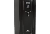 Water and Fireproof Floor Safes Sports Afield Preserve Series 24 Gun Textured Gloss Black Fire