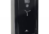 Water and Fireproof Floor Safes Sports Afield Preserve Series 32 Gun Gloss Black Fire Resistant