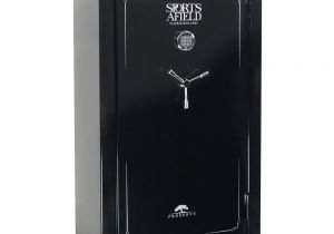 Water and Fireproof Floor Safes Sports Afield Preserve Series 32 Gun Gloss Black Fire Resistant