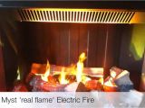 Water Vapor Fireplace Opti Myst Real Flame Electric Fire Youtube