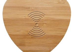 Watts Floor Drains New Creative Bamboo Wood Heart Shaped 10 Watt Fast Charge Mobile Phone Wireless Charger Bamboo Material Has A Variety Options Charger E Cigarette