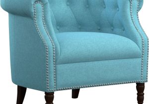 Wayfair Blue Accent Chair Three Posts Huntingdon Barrel Chair & Reviews