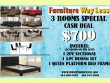Wayless Furniture 3 Rooms for 709 Furniture Way Less