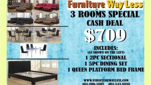 Wayless Furniture 3 Rooms for 709 Furniture Way Less