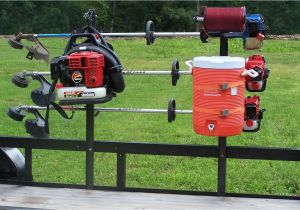 Weedeater Rack for Trailer All In One Open Rack Trimmer Rack Back Pack Blower Trim Line and