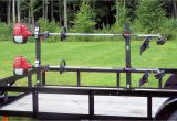 Weedeater Rack for Trailer Trimmer Lockable Landcape Trailer Rack 2 Place Pack Em Racks