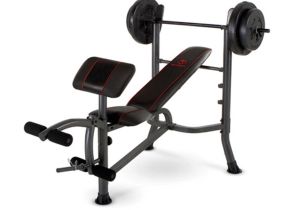 Weight Bench Sears Marcy Standard Weight Bench with 80 Lb Weight Set Shop Your Way