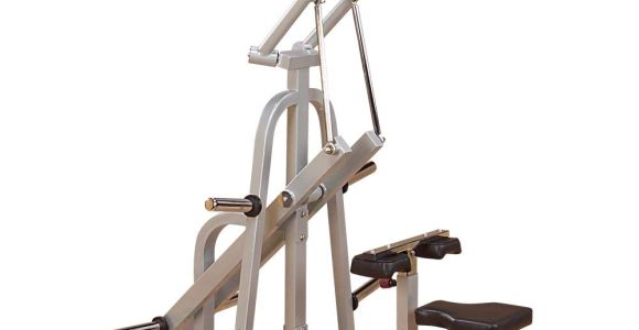 Weight Bench with Lat Pulldown Amazon Com Body solid Lvla Leverage Lat Pulldown Home Gyms