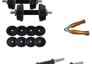 Weight Sets with Bench Aurion 24 Kg Dumbbell Set with Accessories Buy Online at Best Price