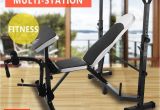 Weight Sets with Bench Weight Lifting Bench Combo Fitness Home Gym Bench Set Adjustable