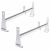 Werner Ladder Racks for Vans Amazon Com Werner Vr401 W 2 Bar Steel Ladder Rack for Vans White