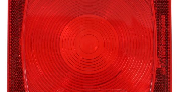 Wesbar Trailer Lights Wesbar Red Square Replacement Lens 3335 Wesbar Accessories and