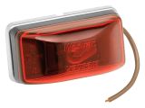 Wesbar Trailer Lights Wesbara 003239 Red Waterproof Side Marker Clearance Light with