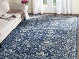 Westwood Accent Rug Bed Bath and Beyond Safavieh Evoke Vintage oriental Navy Blue Ivory Distressed Rug 6