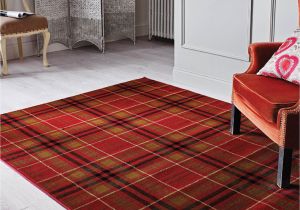 Westwood Accent Rug In Red Love Love Lovea I Traditional Tartan Glen Kilry Rugs In Red