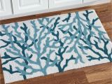 Westwood Floral Accent Rug In Black Cora Blue Coral Coastal Hooked Accent Rug for the Home Pinterest