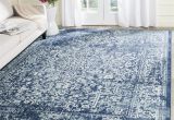 Westwood Medallion Accent Rug Safavieh Evoke Vintage oriental Navy Ivory Distressed Rug 6 7