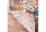 Westwood Traditional Floral Accent Rug In Ivory Shop Nuloom Persian Traditional Distressed Flower Multicolor Rug 7