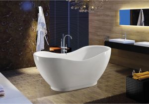 What are Acrylic Bathtubs Bathroom Free Standing Acrylic Bath Tub & Faucet