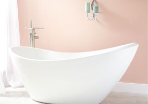 What are Acrylic Bathtubs Signature Hardware 68" Urquhart Acrylic Freestanding Tub