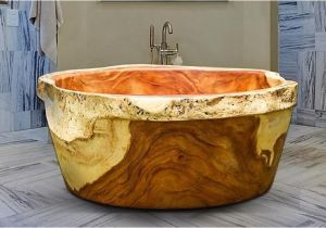 What are Bathtubs Made Out Of Three ton From Slab Massive Tree Made Into Bathtub