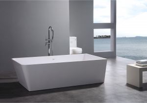 What are Modern Bathtubs Made Of Leona Freestanding soaking Tub 71 for the Home