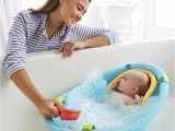 When Baby Bath Tub Fisher Price Rise N Grow Baby Bath Tub with Baby Sling and