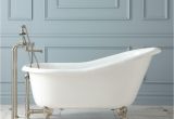 Where to Buy Clawfoot Bathtubs 57" Erica Cast Iron Clawfoot Slipper Tub Ball and Claw