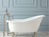 Where to Buy Clawfoot Bathtubs 57" Erica Cast Iron Clawfoot Slipper Tub Ball and Claw