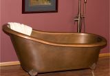 Where to Buy Clawfoot Bathtubs norah Victorian Copper Slipper Clawfoot Tub Bathroom