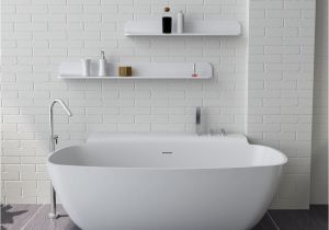 Where to Buy Freestanding Bathtub Free Standing solid Surface Stone Modern soaker Bathtub 62