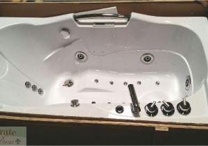 Whirlpool Bathroom Heater 60" White Bathtub Whirlpool Jetted Hydrotherapy 19 Massage