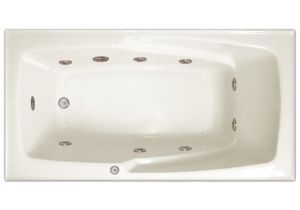 Whirlpool Bathtub 60 X 32 Shop Signature Bath White Acrylic 60 Inch X 32 Inch X 17 5