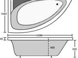 Whirlpool Bathtub Dimensions Pegasus Pact Corner 8 Jet Whirlpool Bath 1500x1000mm