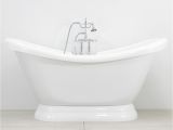 Whirlpool Bathtub Double Size Vtads59 59" Air Massage Whirlpool Double Slipper Tub