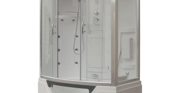 Whirlpool Bathtub Enclosures Steam Planet Hudson 59 In X 33 In X 88 In Steam Shower