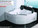 Whirlpool Bathtub Heater 2 Person Whirlpool White Corner Bathtub Spa with 11