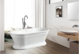 Whirlpool Bathtub Uae Shop Vanity Art 67" Freestanding White Acrylic Bathtub