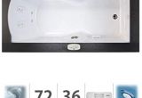 Whirlpool Bathtub Undermount Jacuzzi Fuz7236wrl4chw Fuzion 7236 Whirlpool Bath