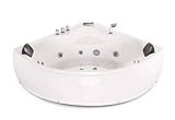 Whirlpool Bathtub with Lights Whirlpool Eck Bathtub Monaco with 12 Massage Nozzles