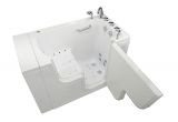 Whirlpool Bathtub with Seat Ella Wheelchair Transfer 52 In Acrylic Walk In Whirlpool