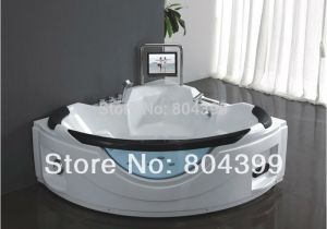 Whirlpool Bathtub with Seat Two Seat Acrylic Bathtub with Bathtub Control Panel New