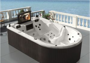 Whirlpool Bathtub with Tv China Monalisa Outdoor Whirlpool Jacuzzi Hot Tub Spa with