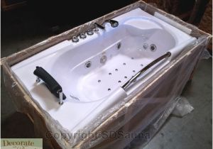 Whirlpool Bathtubs with Heaters 66" White Bathtub Whirlpool Jetted Spa Tub 19 Massage Air