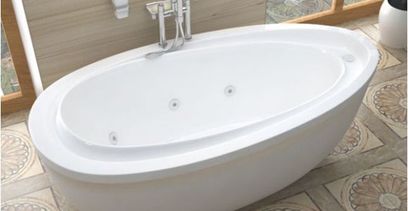 Whirlpool Bathtubs with Jets Shop atlantis Whirlpools Breeze 38 X 71 Oval Freestanding