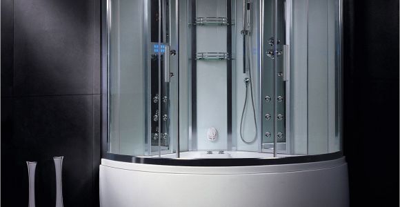 Whirlpool is Bathroom Augustus Steam Shower with Whirlpool Bathtub